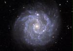 Неуклюжая спиральная галактика NGC 3184
