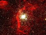 NGC 1850: gazovye oblaka i zvezdnye skopleniya