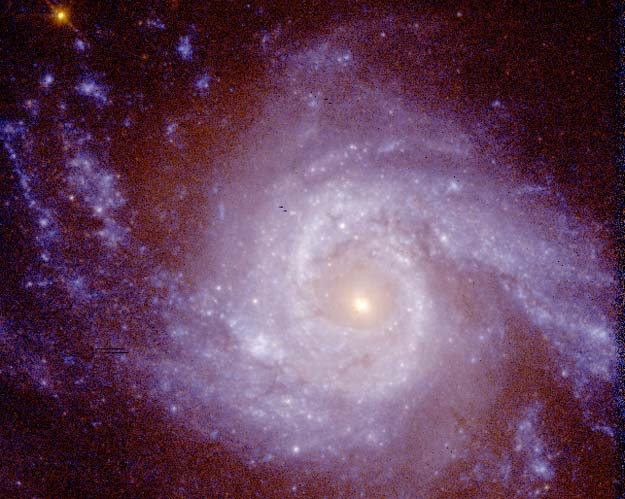 Spiral Galaxy NGC 3310 in Ultraviolet