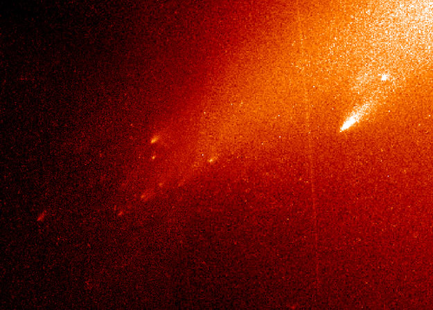 Comet LINEAR Disperses