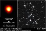 Атмосфера Бетельгейзе - первая фотография диска звезды