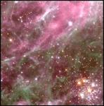 Туманность Тарантул: волны от сверхновых