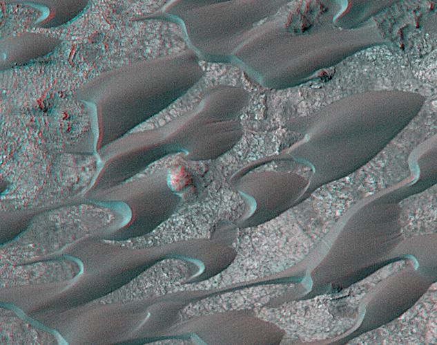 Mars: 3 D Dunes