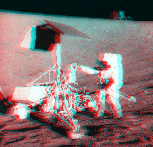 Apollo Surveyor Stereo View