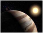 Первое обнаружение атмосферы у  экзопланеты