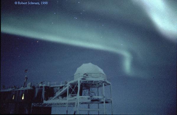 Aurora Over Antarctica