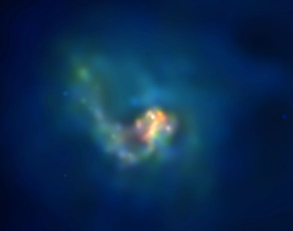 Centaurus Galaxy Cluster in X Rays