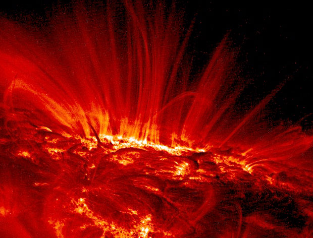 Sunspot Loops in Ultraviolet