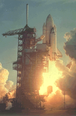 Liftoff of Space Shuttle Columbia 