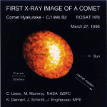 Неожиданные рентгеновские лучи от кометы Хиякутаке