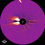 Комета Хиякутаке и солнечная вспышка