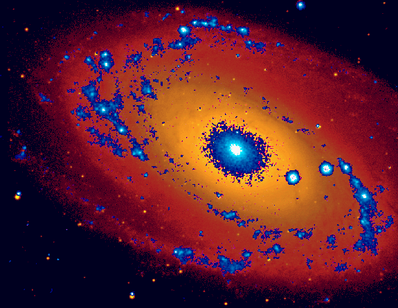 M81 - спиральная галактика с балджем