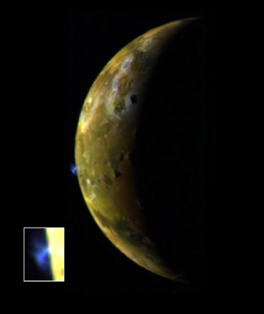 Galileo Views Io Eruption