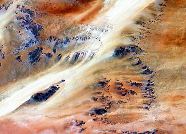 Оазис Теркези в пустыне Сахара