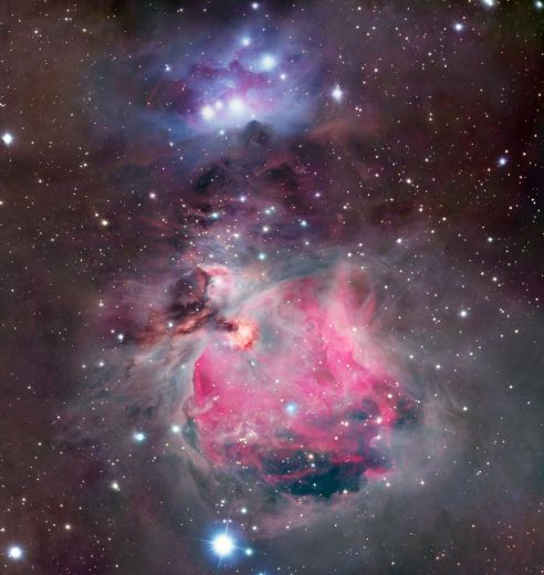 Colorful Clouds of Orion