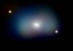NGC 1700:  Эллиптическая галактика и вращающийся диск