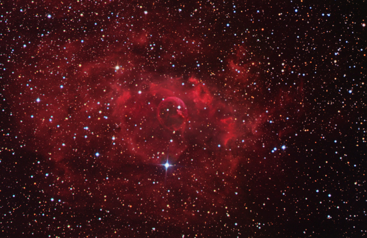 Stars and the Bubble Nebula