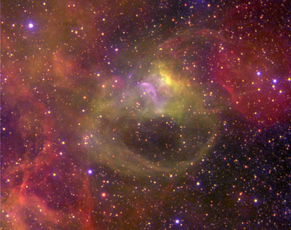 Energized Nebula in the LMC