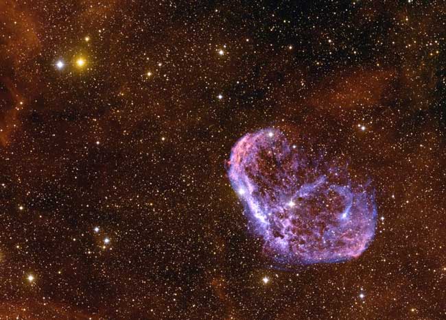 A Crescent Nebula Star Field