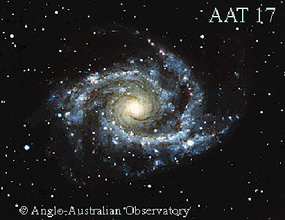 Velikolepnyi risunok spiral'noi galaktiki NGC 2997
