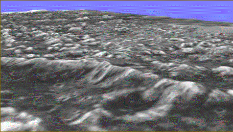 A Flyby View of Ganymede