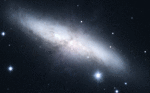 Необычная галактика М82 - галактика Сигара