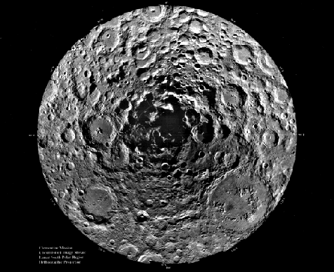 Ice at the Lunar South Pole