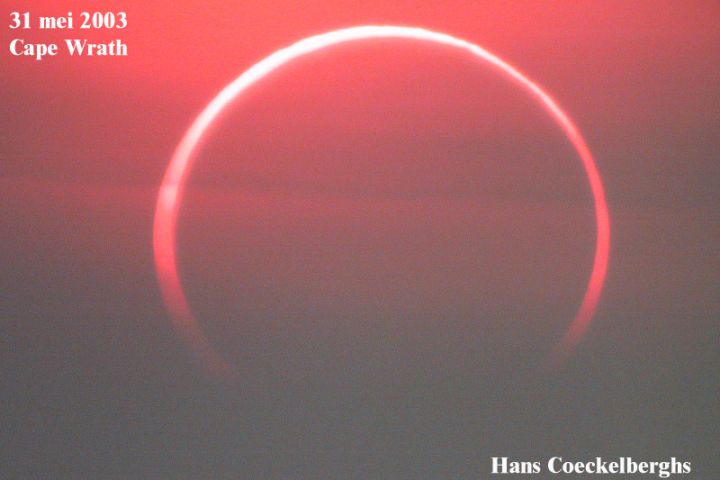 Ring of Fire from Cape Wrath