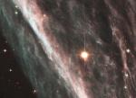Туманность Карандаш - Ударная волна от вспышки Сверхновой