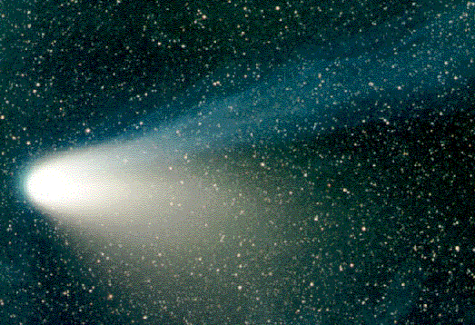 Comet Hale-Bopp Enters the Evening Sky