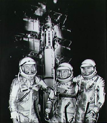 Mercury Astronauts and a Redstone