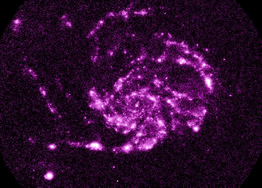 M101: ультрафилетовая галактика