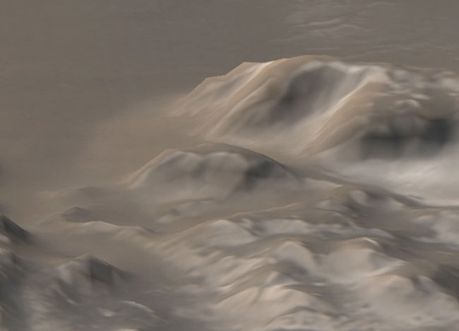 Frosty Mountains on Mars