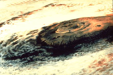 Гора Олимп на Марсе - самый большой вулкан