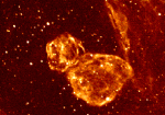 Сталкивающиеся оболочки сверхновых
