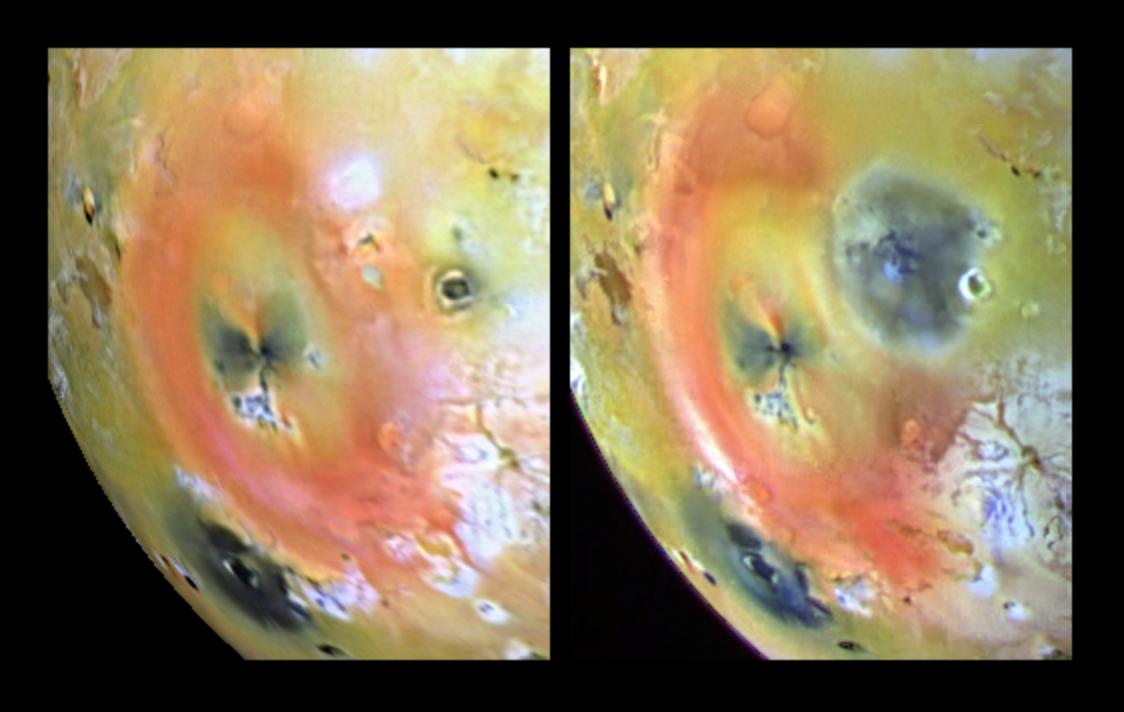 Dark Volcano Active on Io