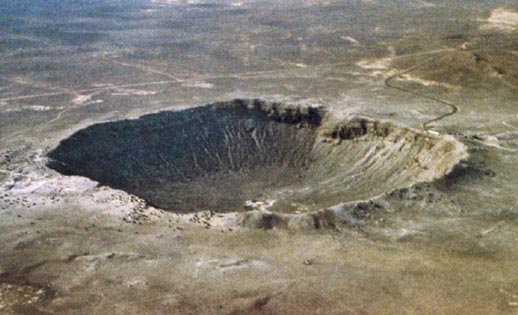 Barringer Crater on Earth