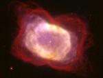 Planetarnaya tumannost' NGC 7027 v infrakrasnom svete