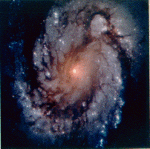 Spiral'naya galaktika M100