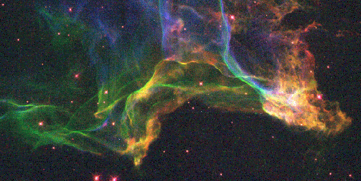 Cygnus Loop Supernova Shockwave