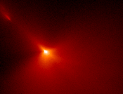 Около ядра кометы Хиякутаке