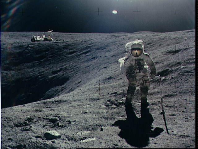 Apollo 16: Exploring Plum Crater