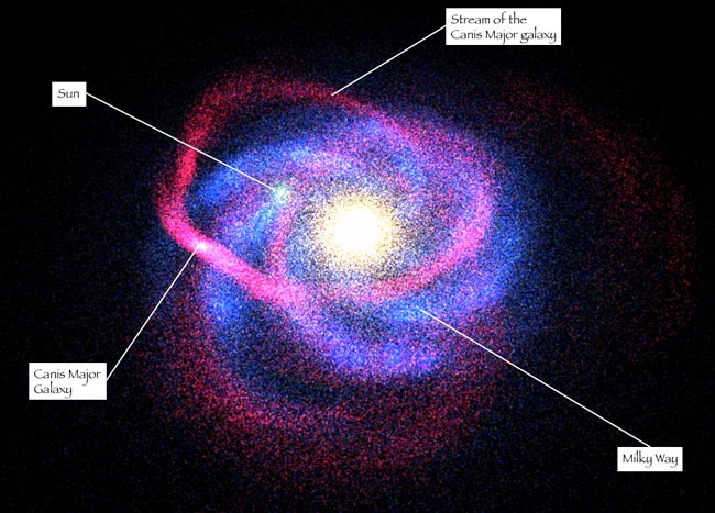 Карликовая галактика в созвездии Большого Пса: ближайшая к нам?