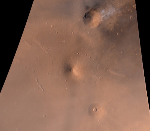 Volcanos on Mars: Elysium Region