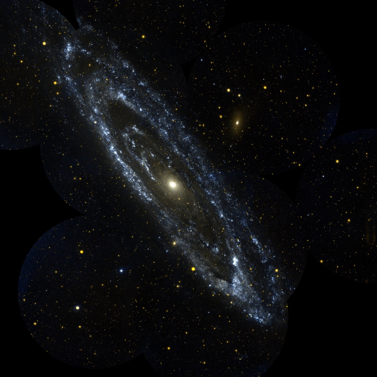 The Andromeda Galaxy from GALEX