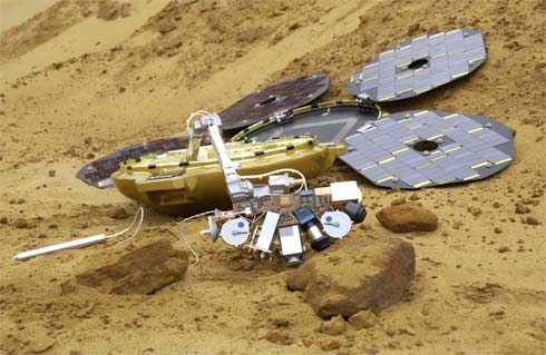 Бигль-2 начал маневр посадки на Марс