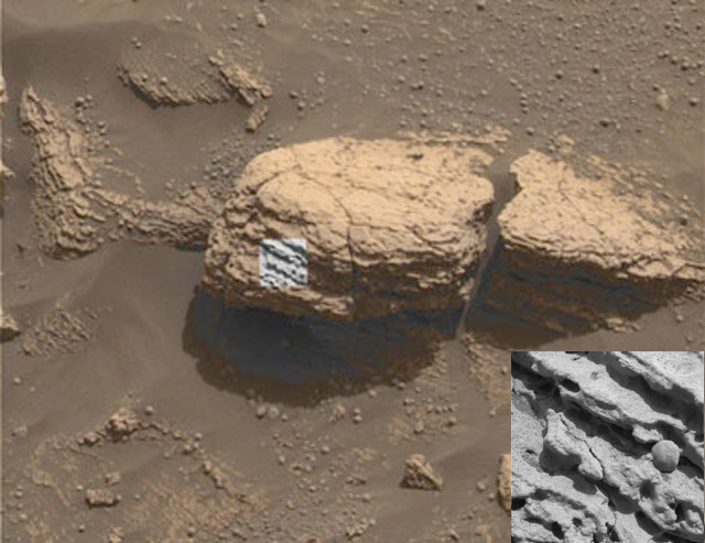 Необычные шарики на Марсе