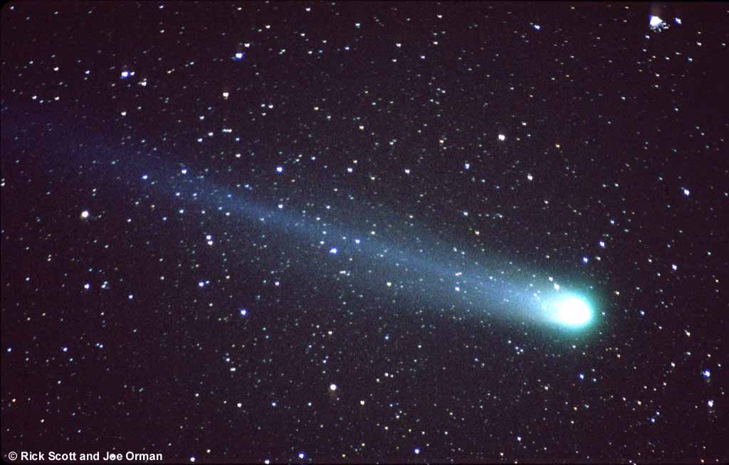 Hyakutake: Stars Through A Comet Tail