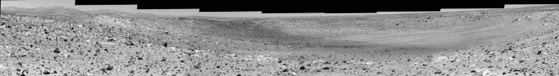 Missoula Crater on Mars