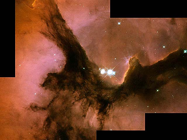 The Trifid Nebula from Hubble